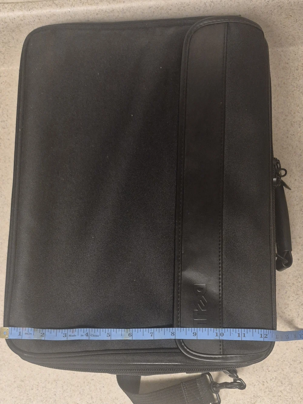 Black Laptop Messenger Bag - Dell